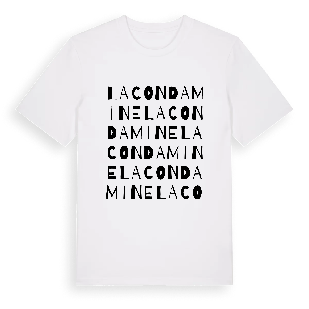 La Condamine ordlek t-shirt – White, i miljö
