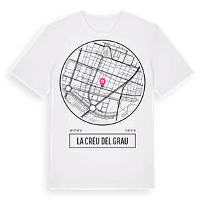 la Creu del Grau t-shirt – ekologisk bomull t-shirt från Pinshirt