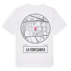 la Fontsanta t-shirt – ekologisk bomull t-shirt från Pinshirt
