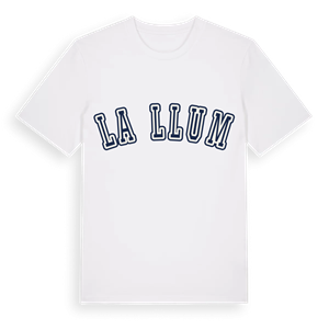 la Llum college t-shirt – ekologisk bomull t-shirt från Pinshirt