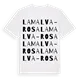 la Malva-rosa ordlek t-shirt