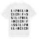 la Pobla de Benifassà ordlek t-shirt