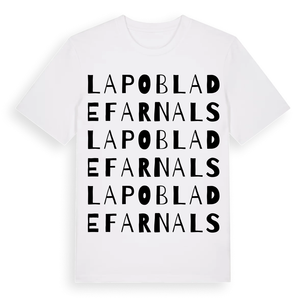 la Pobla de Farnals ordlek t-shirt – White, i miljö