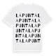 la Punta ordlek t-shirt