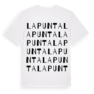 la Punta ordlek t-shirt – ekologisk bomull t-shirt från Pinshirt