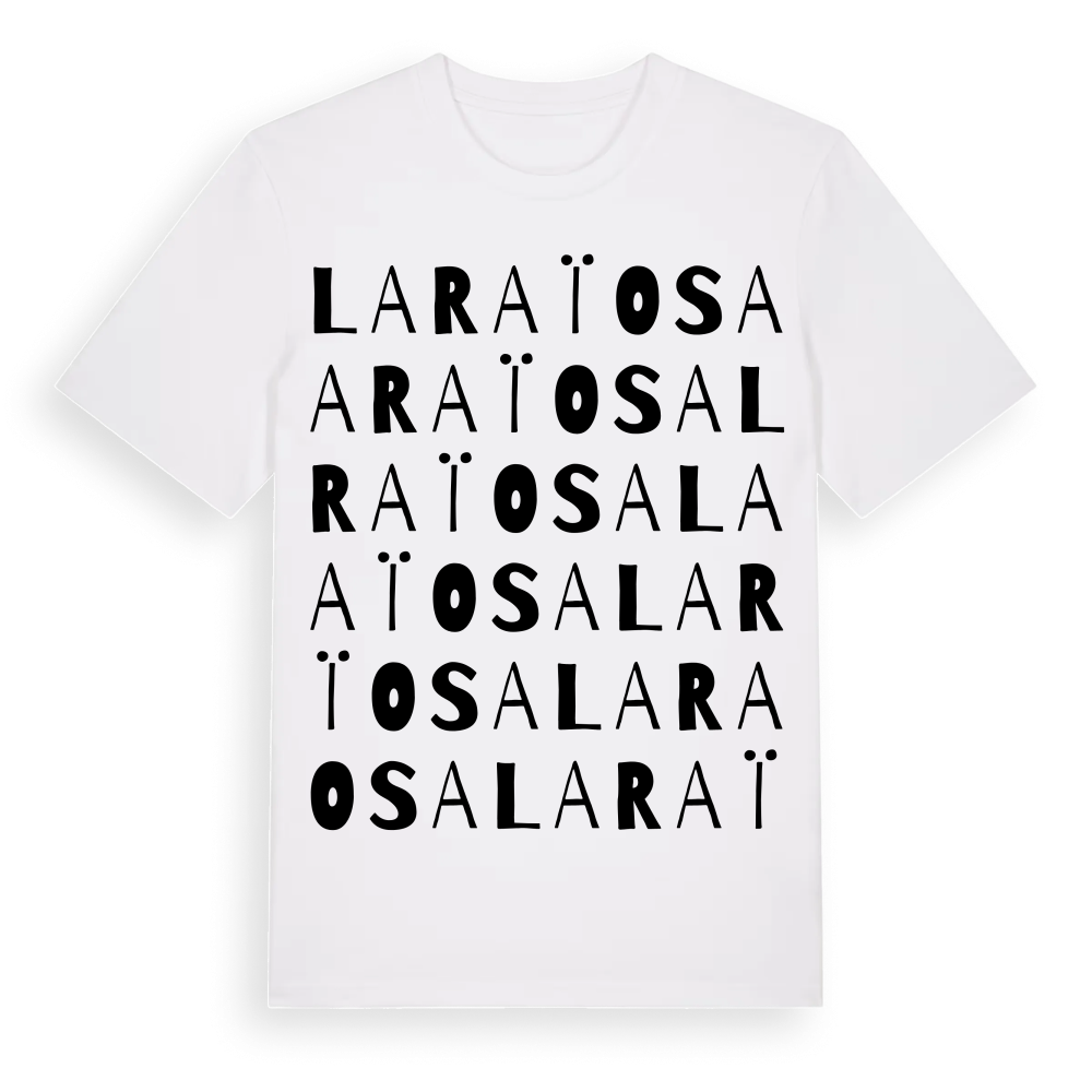 la Raïosa ordlek t-shirt – White, i miljö