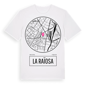 la Raïosa t-shirt – ekologisk bomull t-shirt från Pinshirt