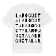 la Roqueta ordlek t-shirt