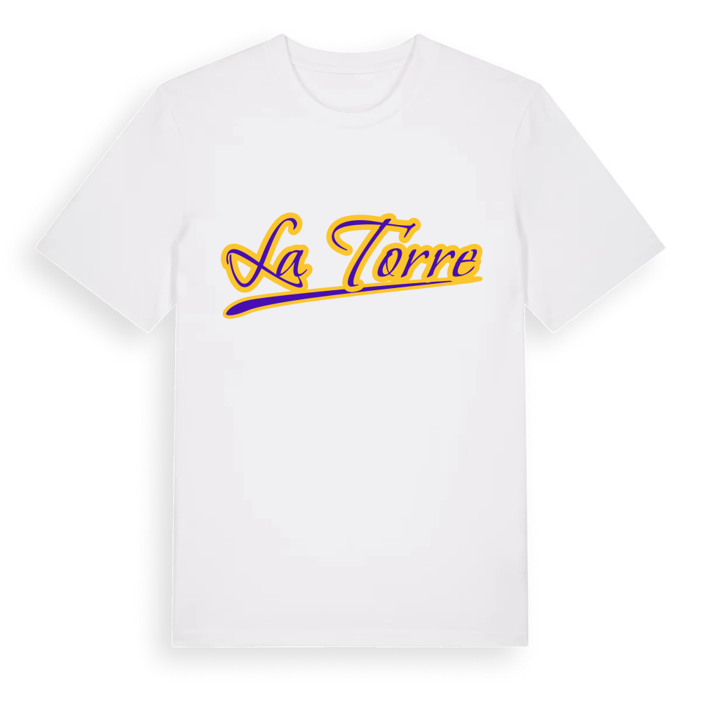 la Torre baseball t-shirt – White, i miljö