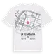 la Vega Baixa karta t-shirt