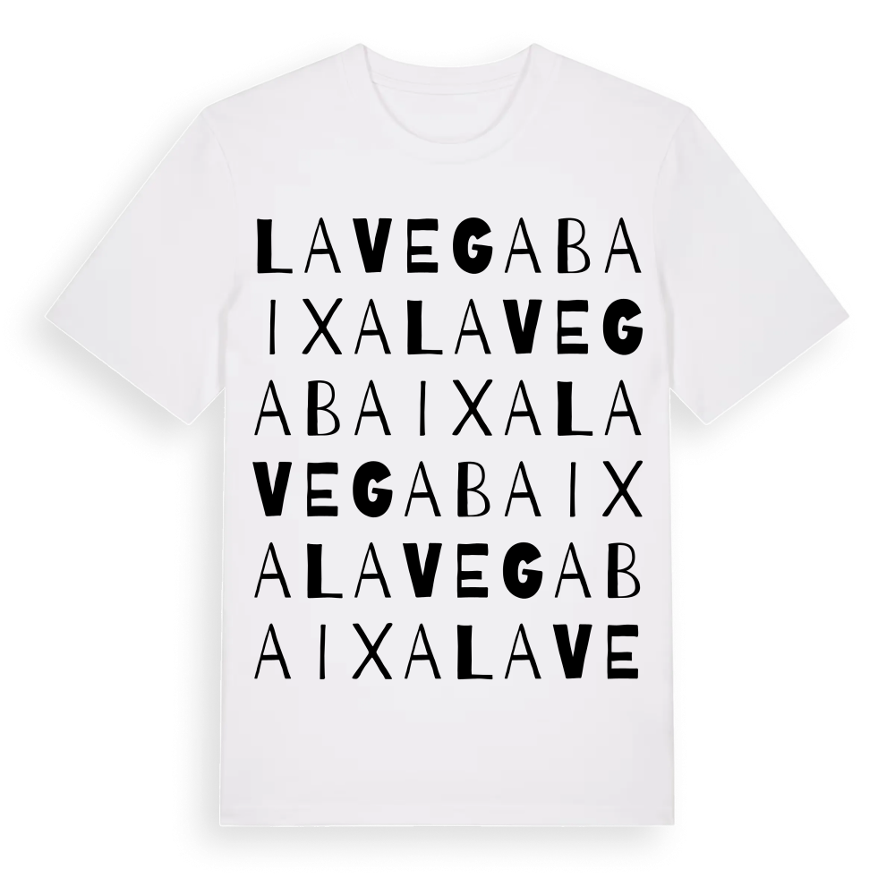 la Vega Baixa ordlek t-shirt – White, i miljö