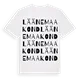 Lääne maakond ordlek t-shirt