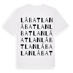 Lábatlan ordlek t-shirt – ekologisk bomull t-shirt från Pinshirt