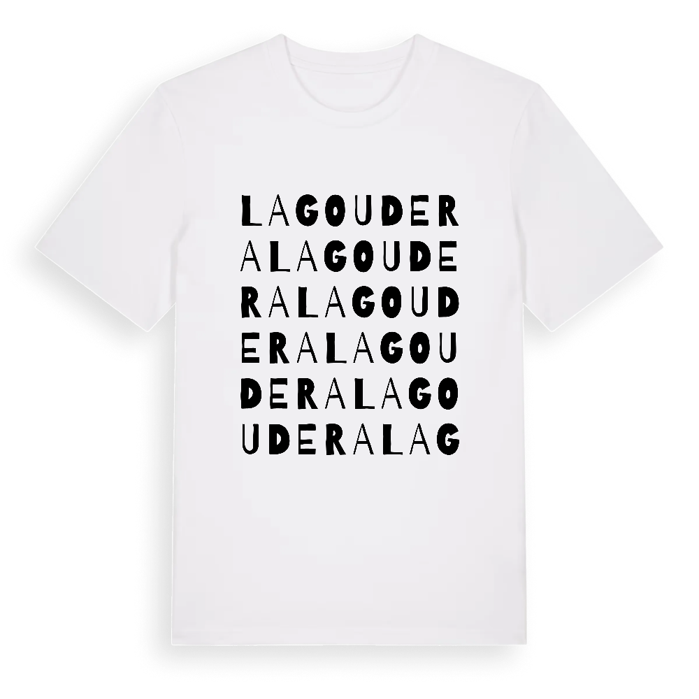 Lagoudera ordlek t-shirt – White, i miljö