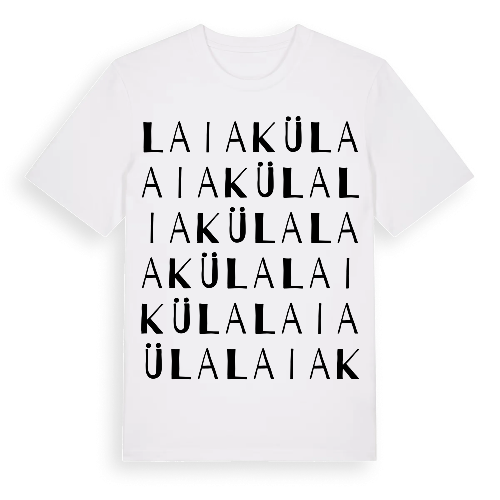Laiaküla ordlek t-shirt – White, i miljö