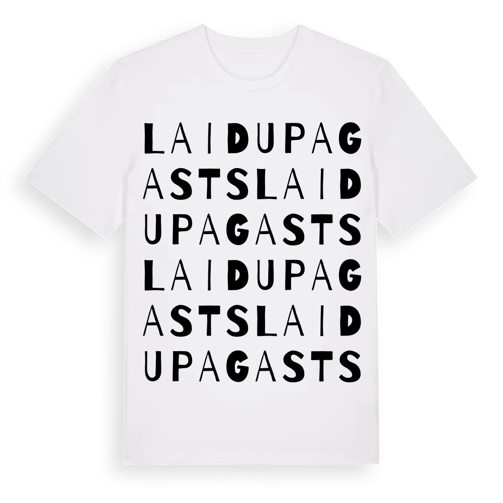 Laidu pagasts ordlek t-shirt – White, i miljö