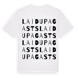 Laidu pagasts ordlek t-shirt – ekologisk bomull t-shirt från Pinshirt
