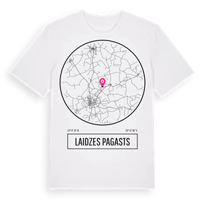 Laidzes pagasts t-shirt – ekologisk bomull t-shirt från Pinshirt