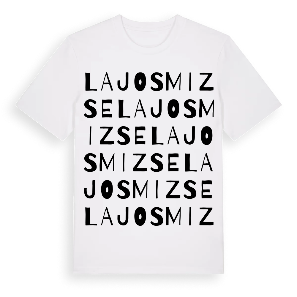 Lajosmizse ordlek t-shirt – White, i miljö
