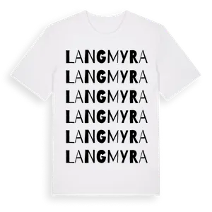 Langmyra ordlek t-shirt – ekologisk bomull t-shirt från Pinshirt