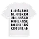 Lanškroun ordlek t-shirt