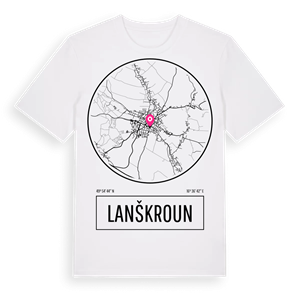 Lanškroun t-shirt – ekologisk bomull t-shirt från Pinshirt