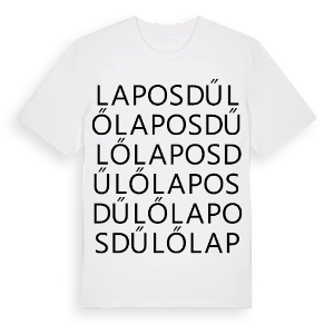 Laposdűlő ordlek t-shirt – ekologisk bomull t-shirt från Pinshirt
