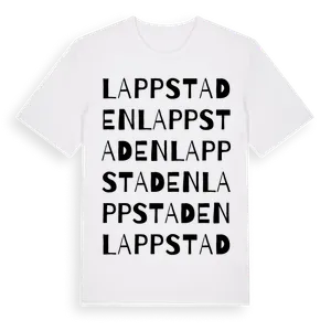 Lappstaden ordlek t-shirt – ekologisk bomull t-shirt från Pinshirt