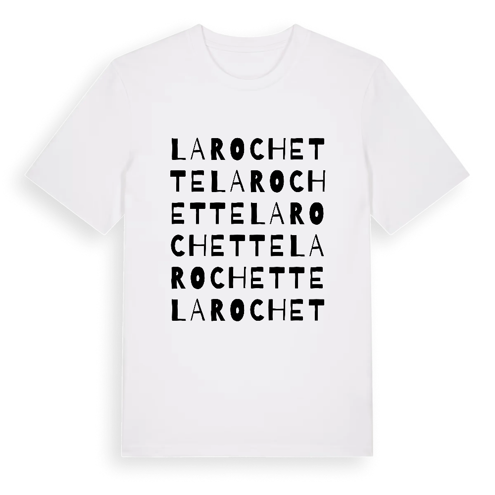 Larochette ordlek t-shirt – White, i miljö