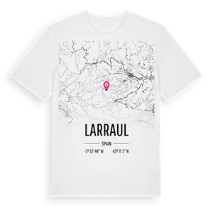 Larraul karta t-shirt – ekologisk bomull t-shirt från Pinshirt