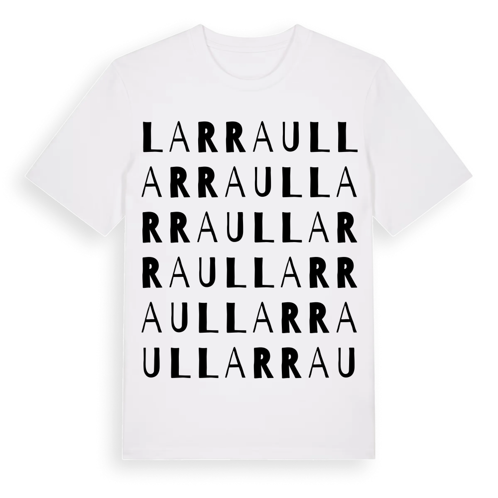 Larraul ordlek t-shirt – White, i miljö