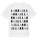 Larraul ordlek t-shirt