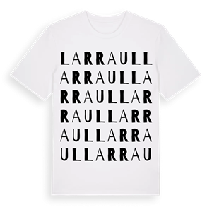 Larraul ordlek t-shirt – ekologisk bomull t-shirt från Pinshirt