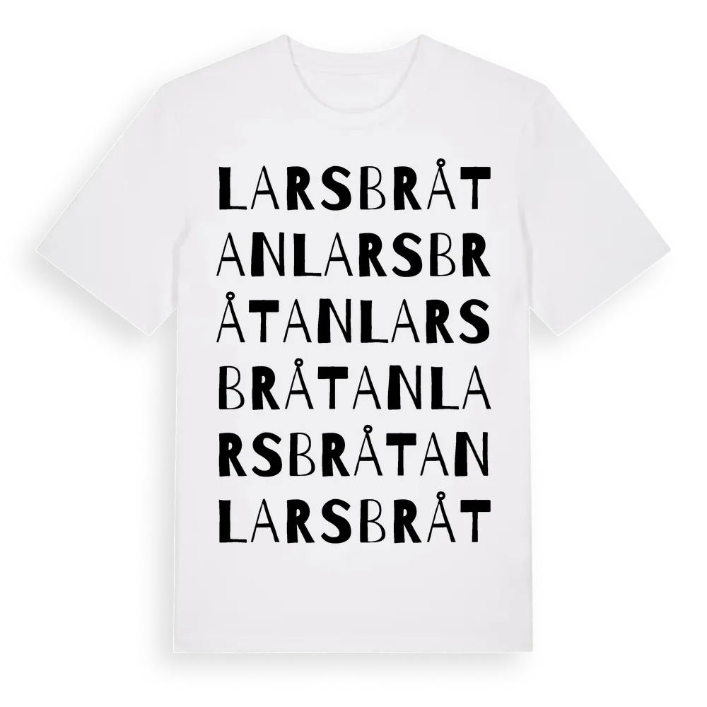 Larsbråtan ordlek t-shirt i miljö