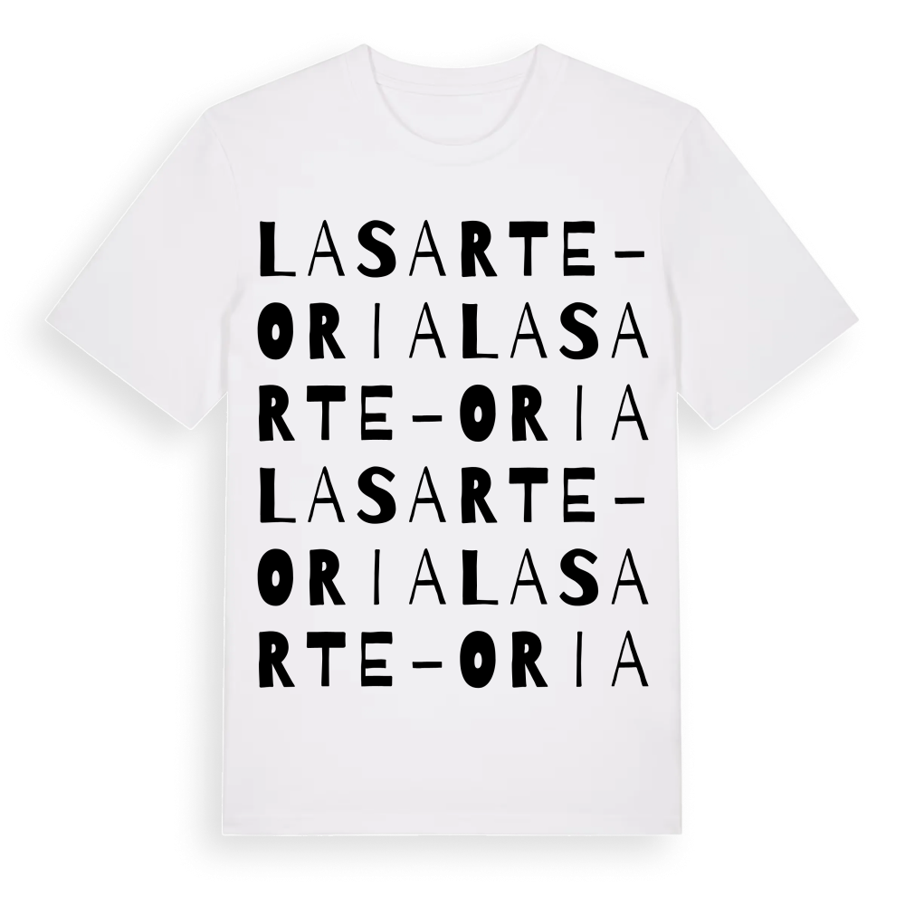 Lasarte-Oria ordlek t-shirt – White, i miljö
