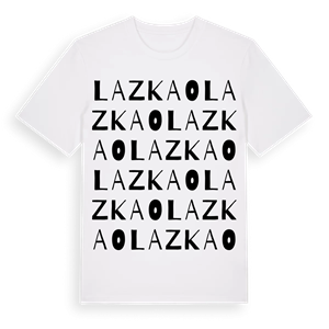 Lazkao ordlek t-shirt – ekologisk bomull t-shirt från Pinshirt