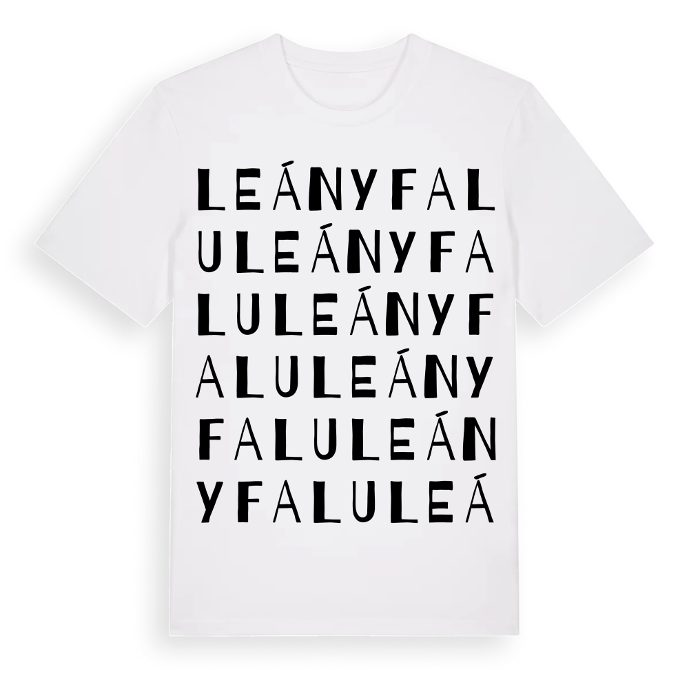 Leányfalu ordlek t-shirt – White, i miljö