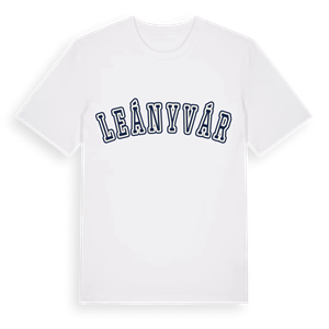 Leányvár college t-shirt – ekologisk bomull t-shirt från Pinshirt