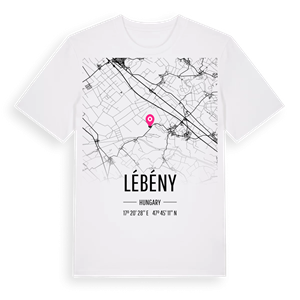 Lébény karta t-shirt – ekologisk bomull t-shirt från Pinshirt