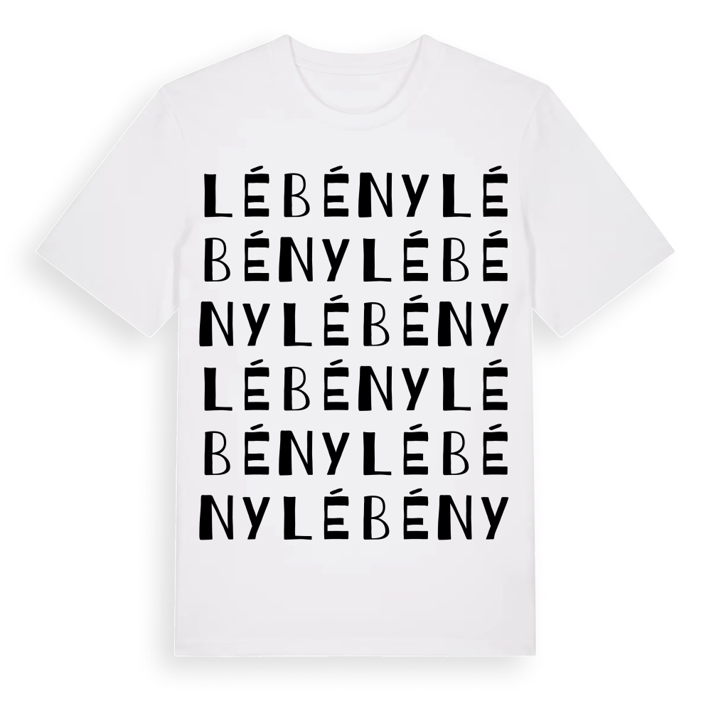 Lébény ordlek t-shirt – White, i miljö