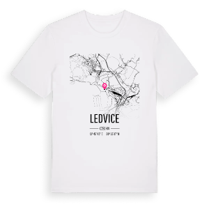 Ledvice karta t-shirt – ekologisk bomull t-shirt från Pinshirt