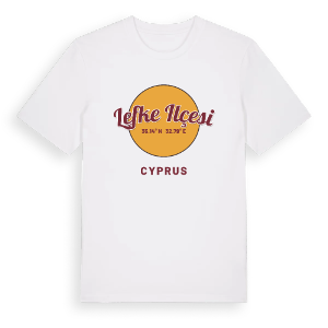 Lefke ilçesi cirkel t-shirt – ekologisk bomull t-shirt från Pinshirt