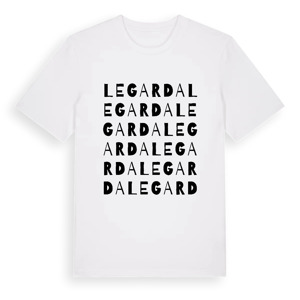 Legarda ordlek t-shirt – White, i miljö