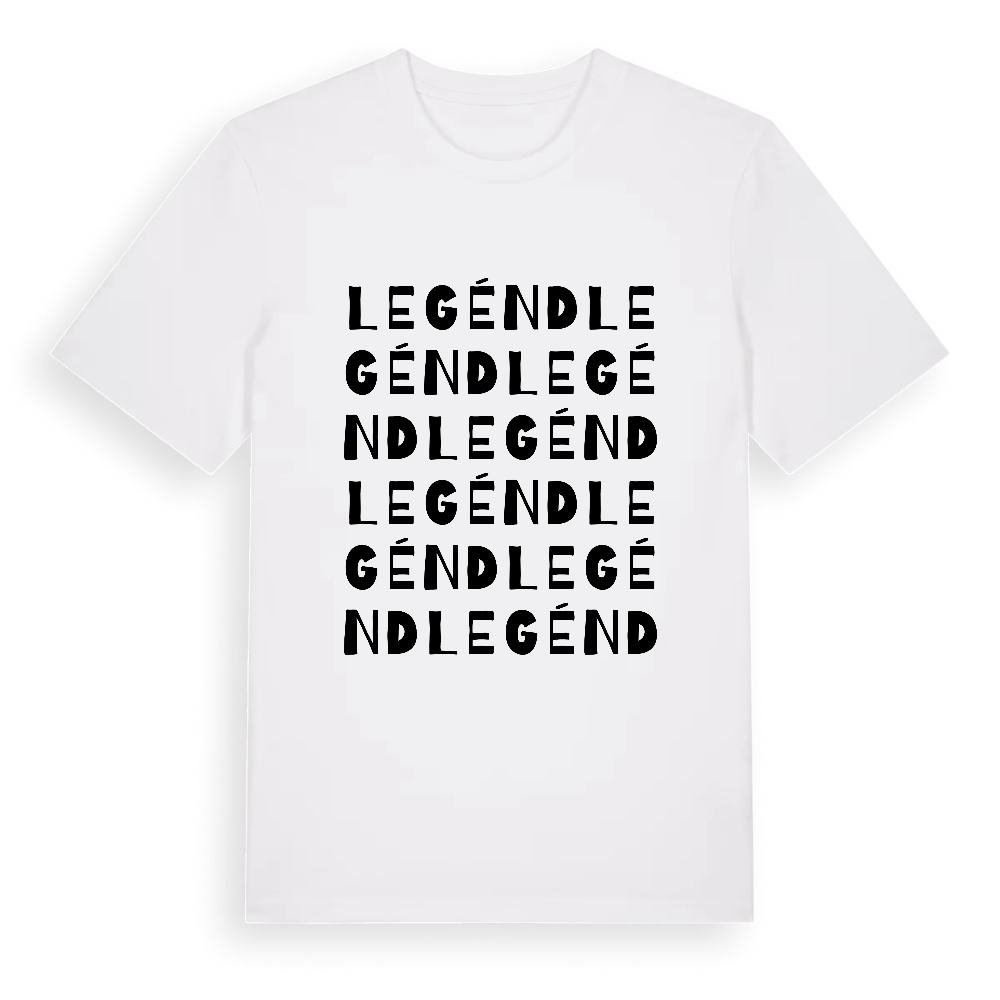 Legénd ordlek t-shirt – White, i miljö