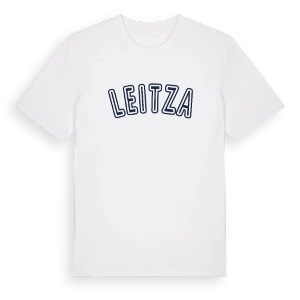 Leitza college t-shirt – ekologisk bomull t-shirt från Pinshirt