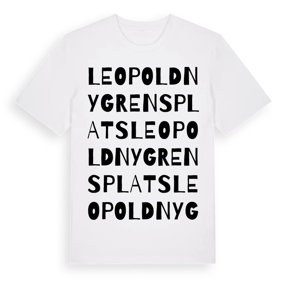 Leopold Nygrens Plats ordlek t-shirt i miljö