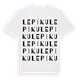 Lepiku ordlek t-shirt