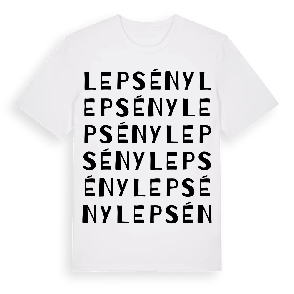 Lepsény ordlek t-shirt – White, i miljö
