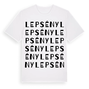 Lepsény ordlek t-shirt – ekologisk bomull t-shirt från Pinshirt