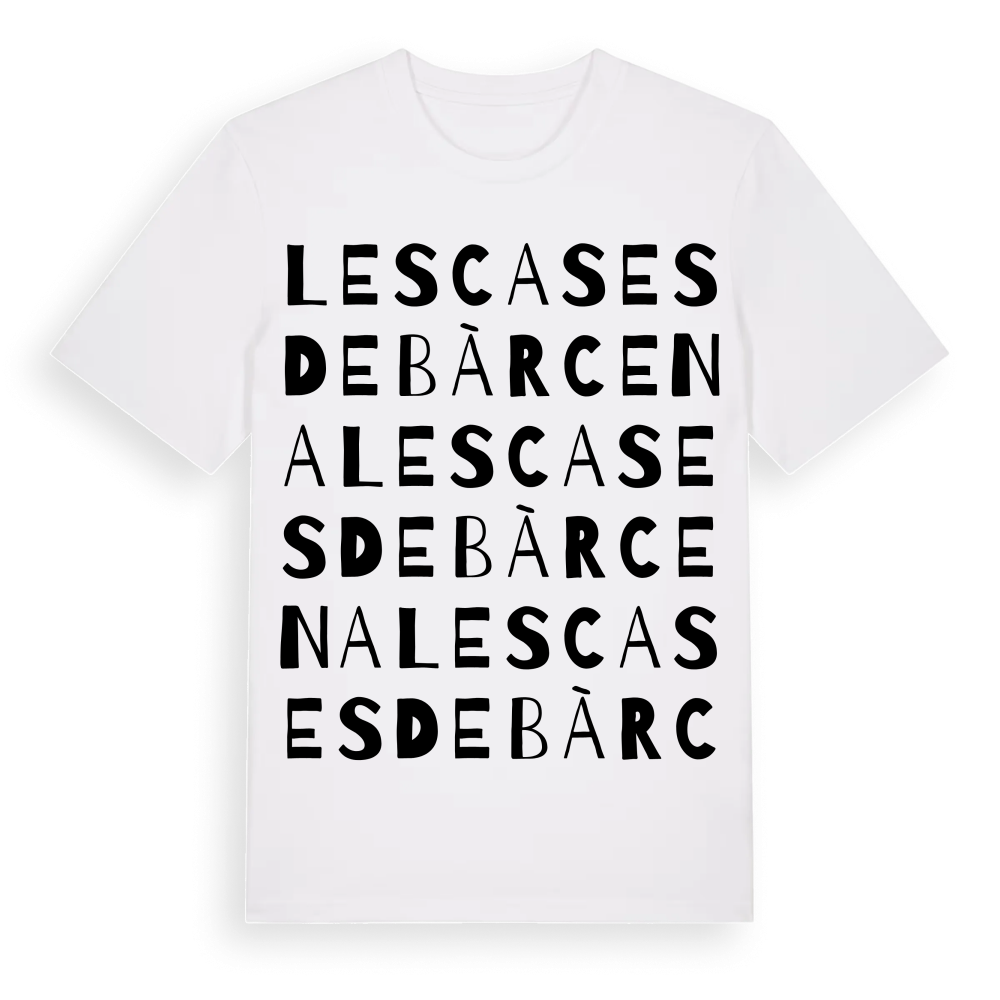 les Cases de Bàrcena ordlek t-shirt – White, i miljö
